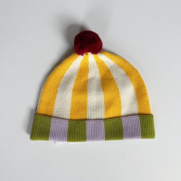 Dusen Dusen Squash Stripe Knits Hat & Scarf Set